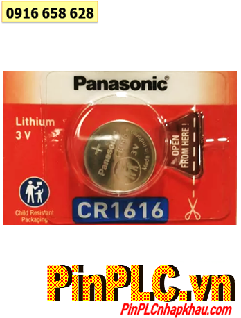 Panasonic CR1616, Pin lithium 3v Panasonic CR1616 chính hãng /Xuất xứ Indonesia  